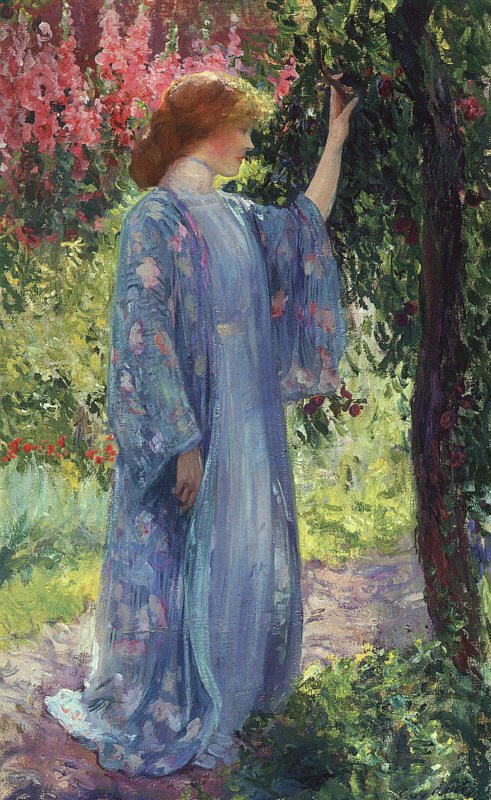 Niebieskie kimono autorstwa Guy Rose