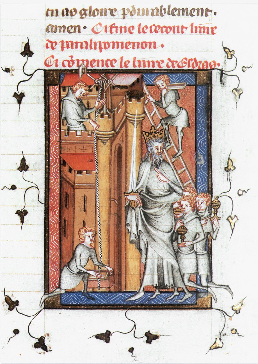 Biblia historyczna ... autorstwa Guyart des Moulins