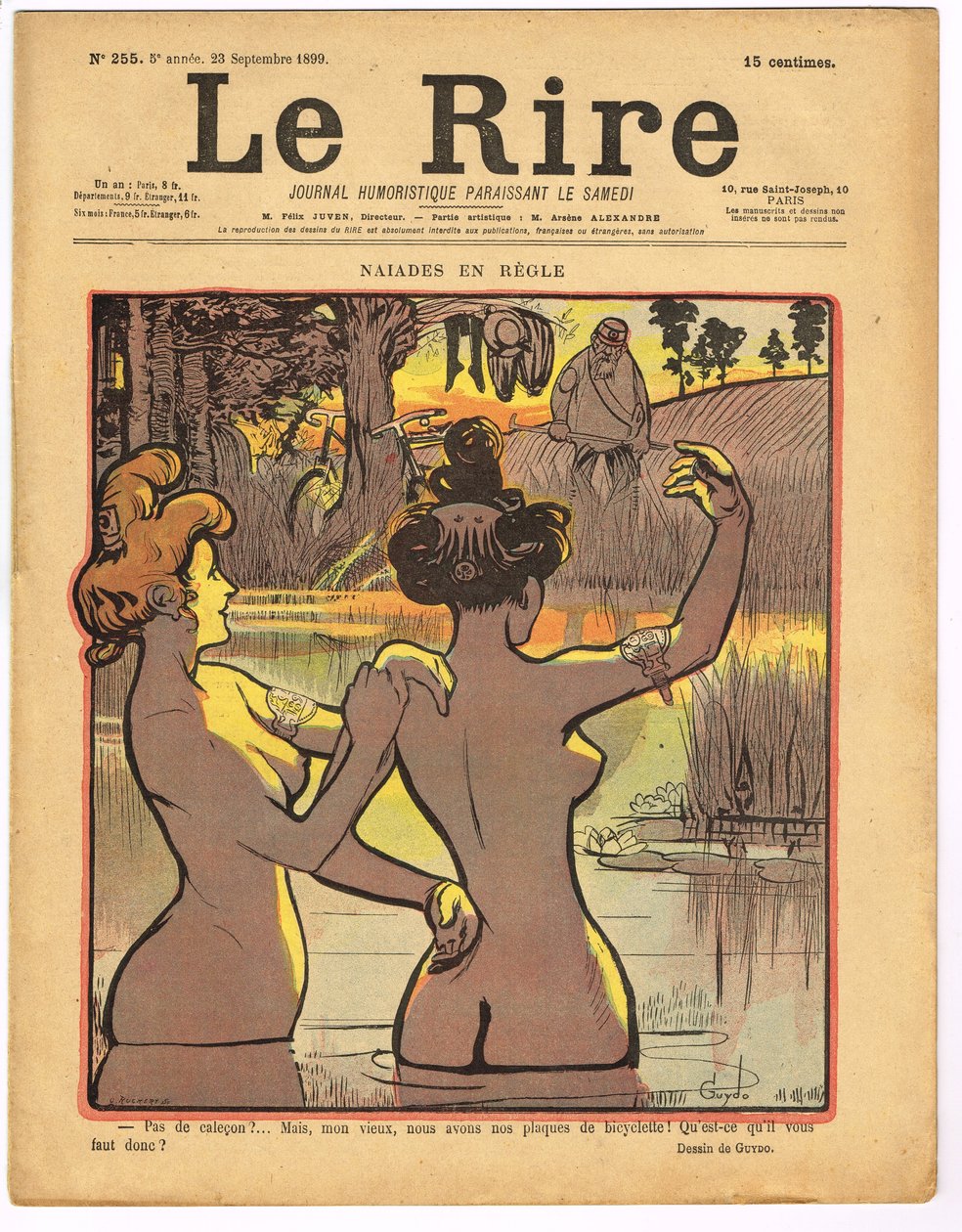 Ilustracja Guydo (1868-1930) w Le Rire autorstwa Guydo Guydo