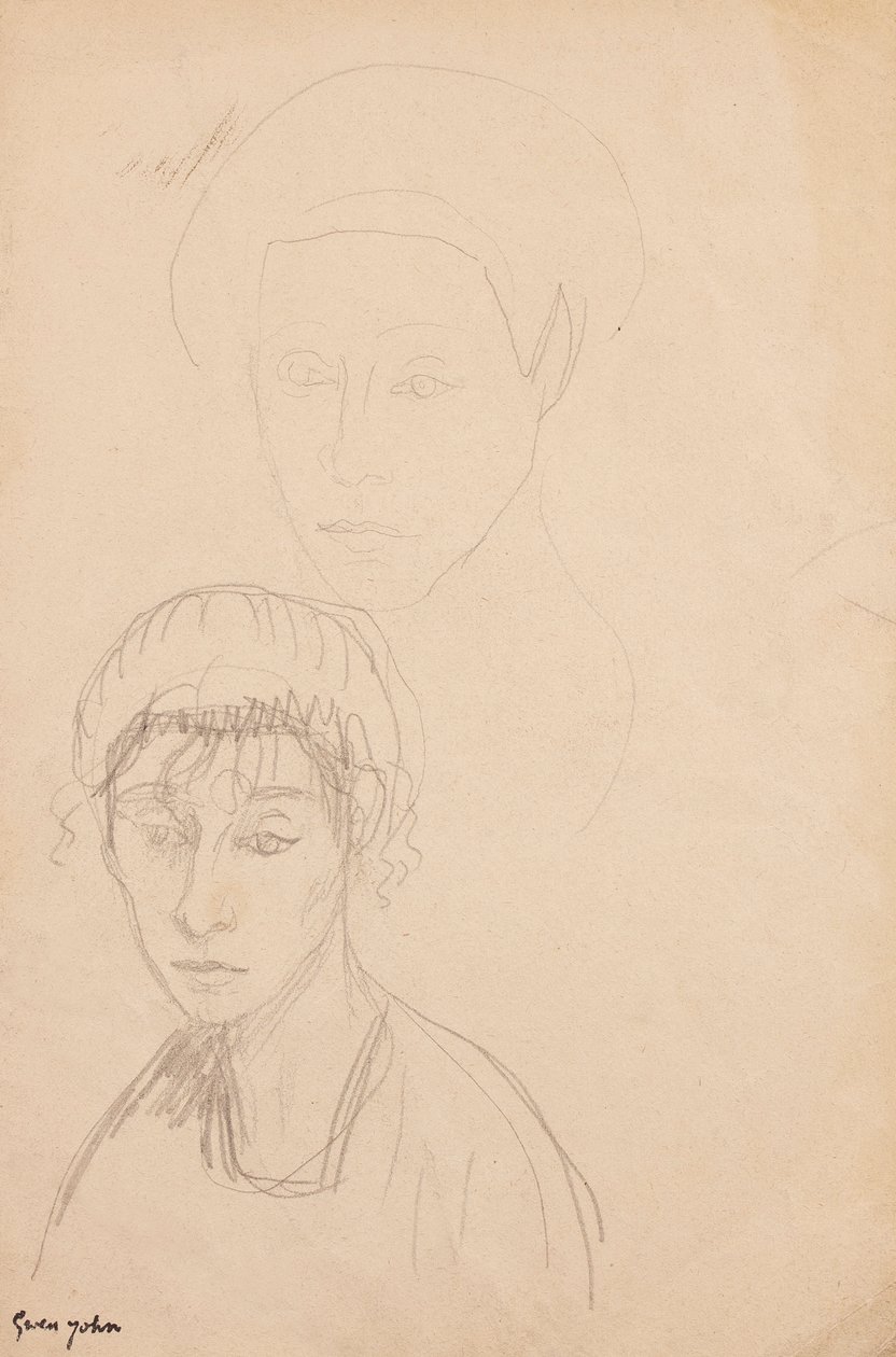Chloë Boughton-Leigh, ok. 1907 r. autorstwa Gwen John