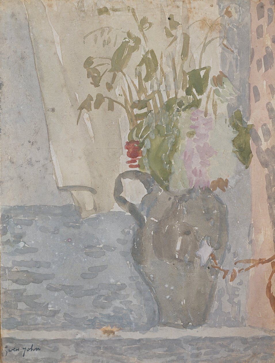 Kwiaty w dzbanku autorstwa Gwen John