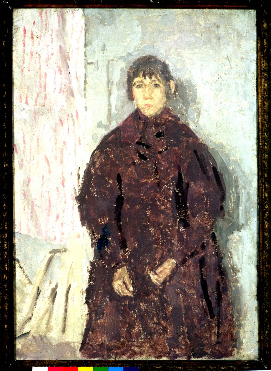 Dziewczyna w morwowej sukience, 1923 autorstwa Gwen John