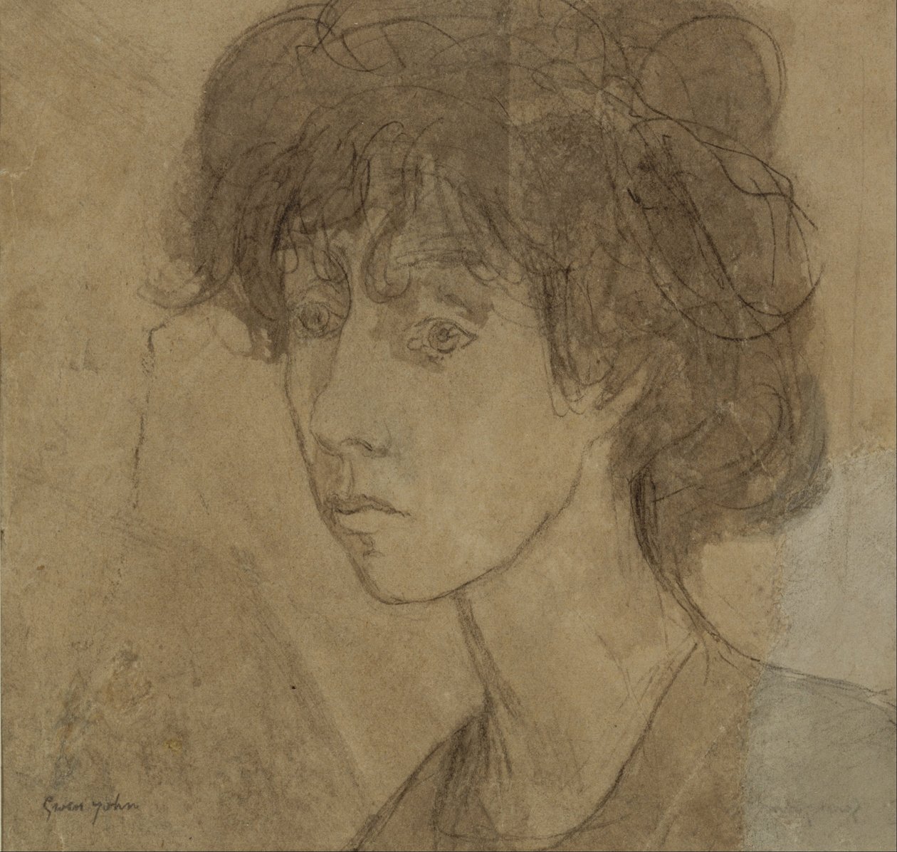 Głowa kobiety autorstwa Gwen John