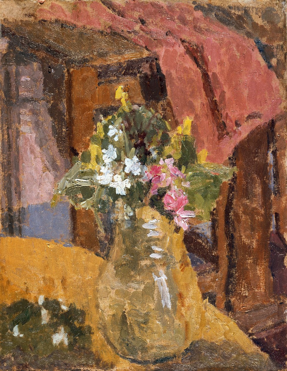 Kwiaty (olej na płótnie) autorstwa Gwen John