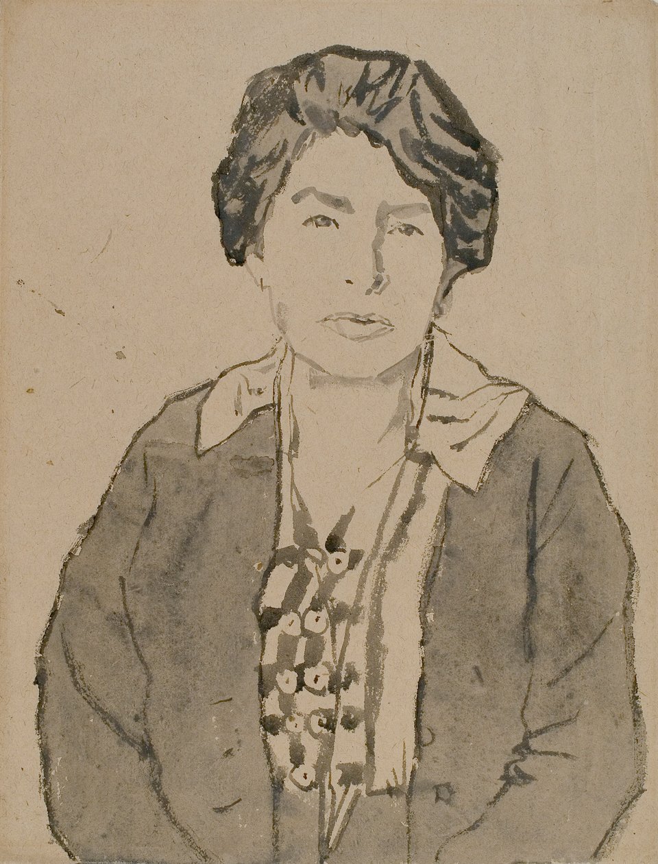 Isabel Bowser (akwarela na papierze) autorstwa Gwen John