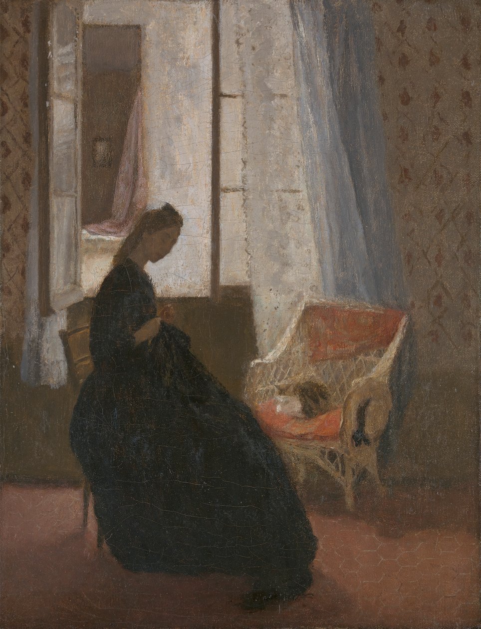 Izba w sądzie autorstwa Gwen John