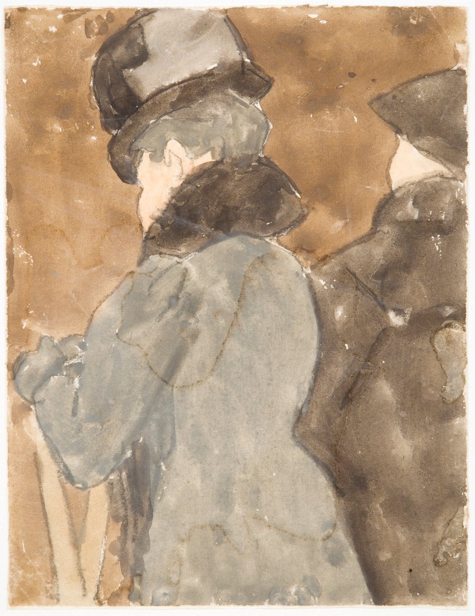 Mademoiselle Pouvereau (ołówek z akwarelą na papierze) autorstwa Gwen John