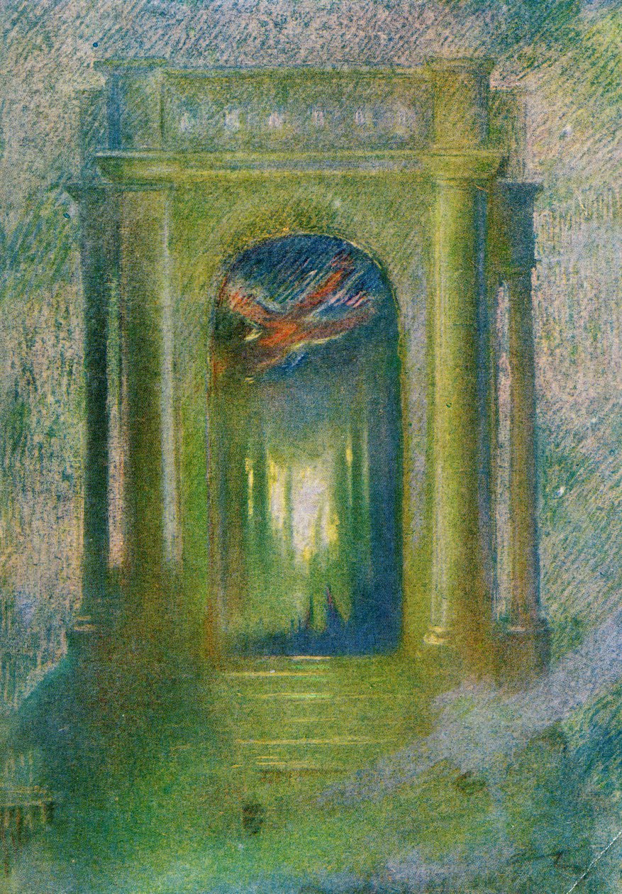 "Anglia opłakuje jej zmarłych za morzem" autorstwa Gwynedd M. Hudson