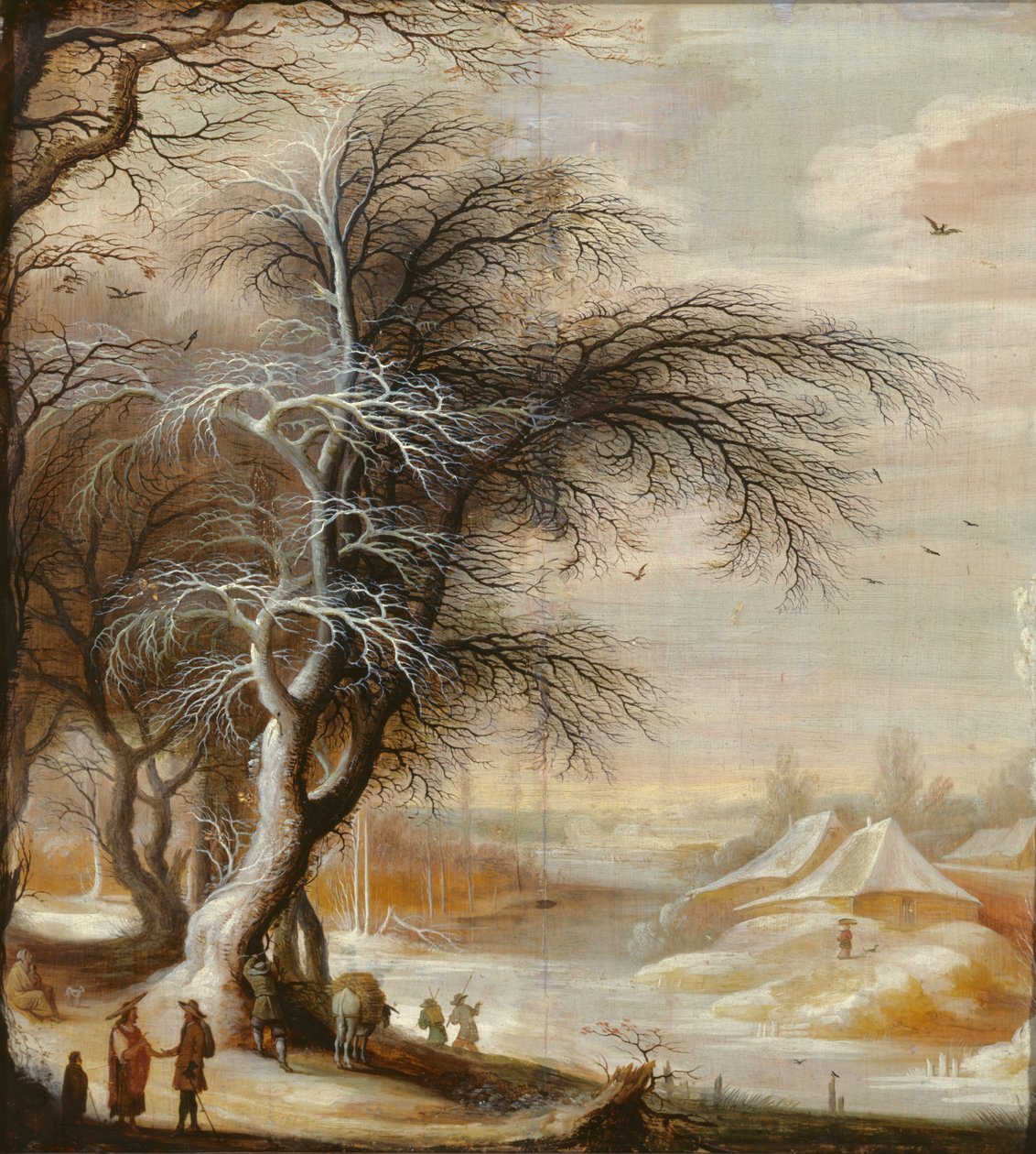 Zimowy krajobraz autorstwa Gysbrecht Lytens or Leytens