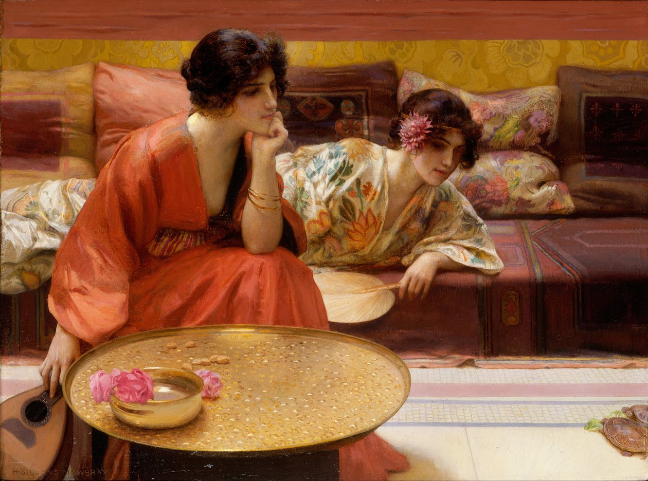 Godziny bezczynności autorstwa H. Siddons Mowbray