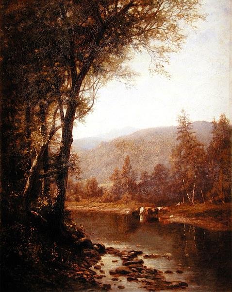 Зуны ландшафт (зтон дээр тосон)поли autorstwa H.J. Blauvelt