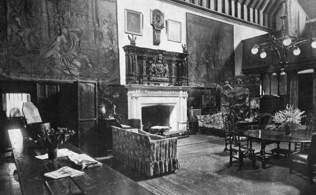 Wielka Sala, Opactwo Bisham, Berkshire, 1924-1926 autorstwa HN King