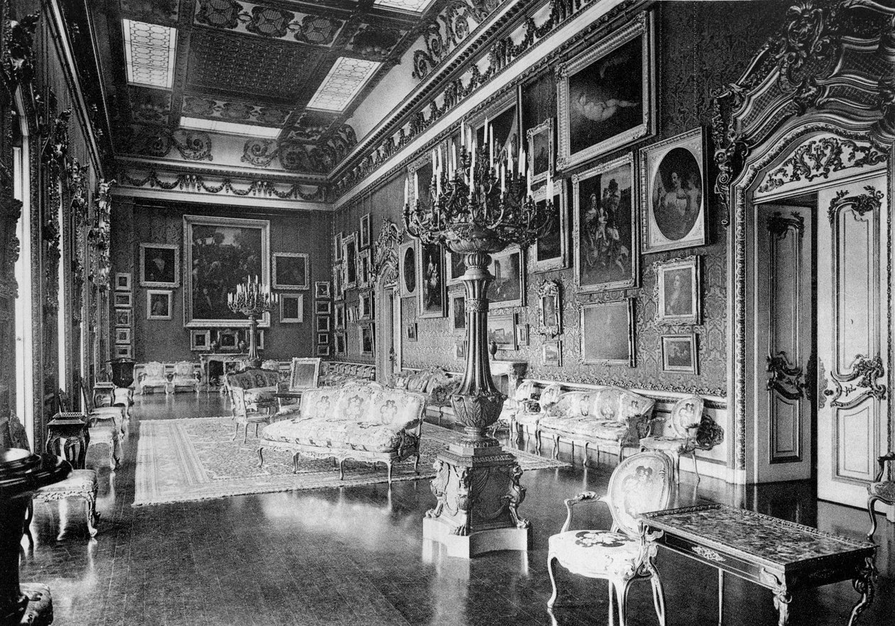 Izba Waterloo, Apsley House, 1908. autorstwa HN King