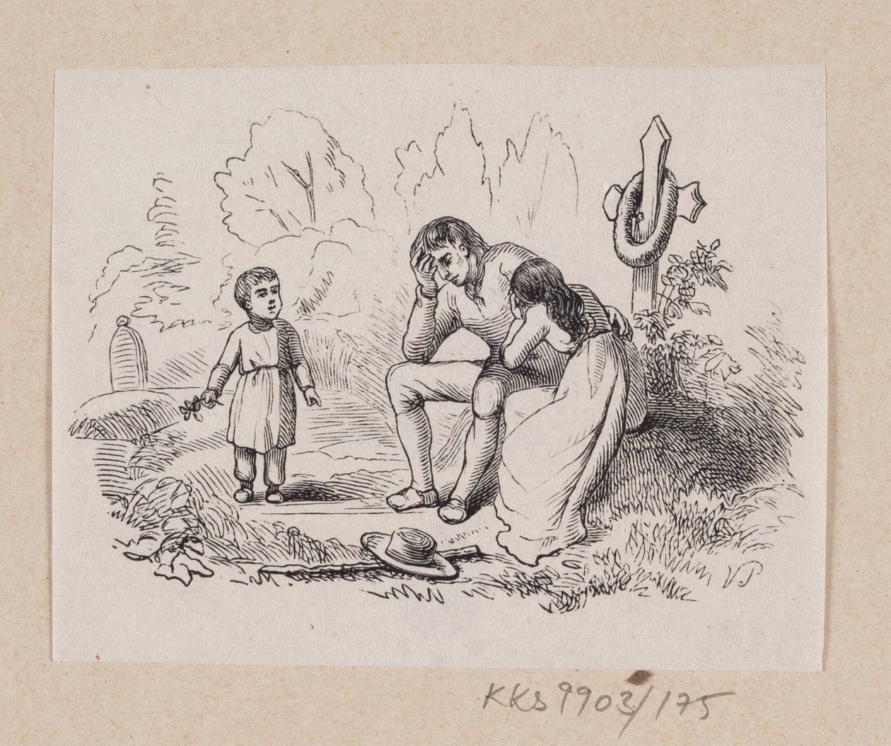Ilustracja do „Ostatniej perły” w H.C. Andersen, „Baśnie i historie”, tom 2 autorstwa H.P. Hansen