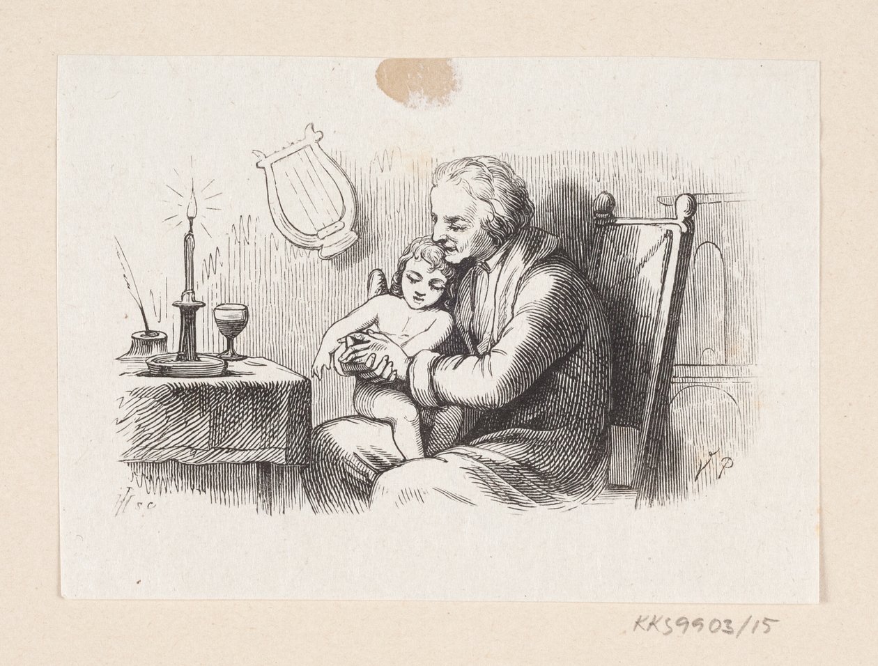 Ilustracja do „Niegrzecznego chłopca” w H.C. Andersen, „Baśnie i historie”, tom 1 autorstwa H.P. Hansen