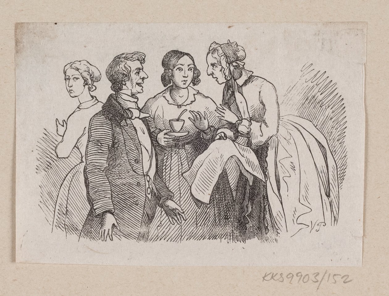 Ilustracja do „To prawda” w H.C. Andersen, „Baśnie i historie”, tom 2 autorstwa H.P. Hansen