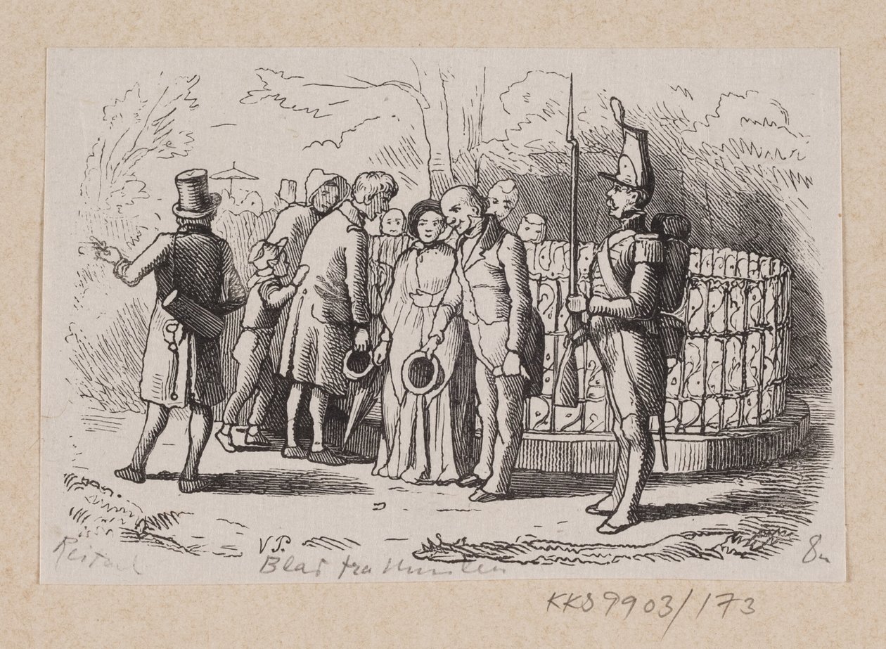 Ilustracja do „Liścia z nieba” w H.C. Andersen, „Baśnie i historie”, tom 2 autorstwa H.P. Hansen