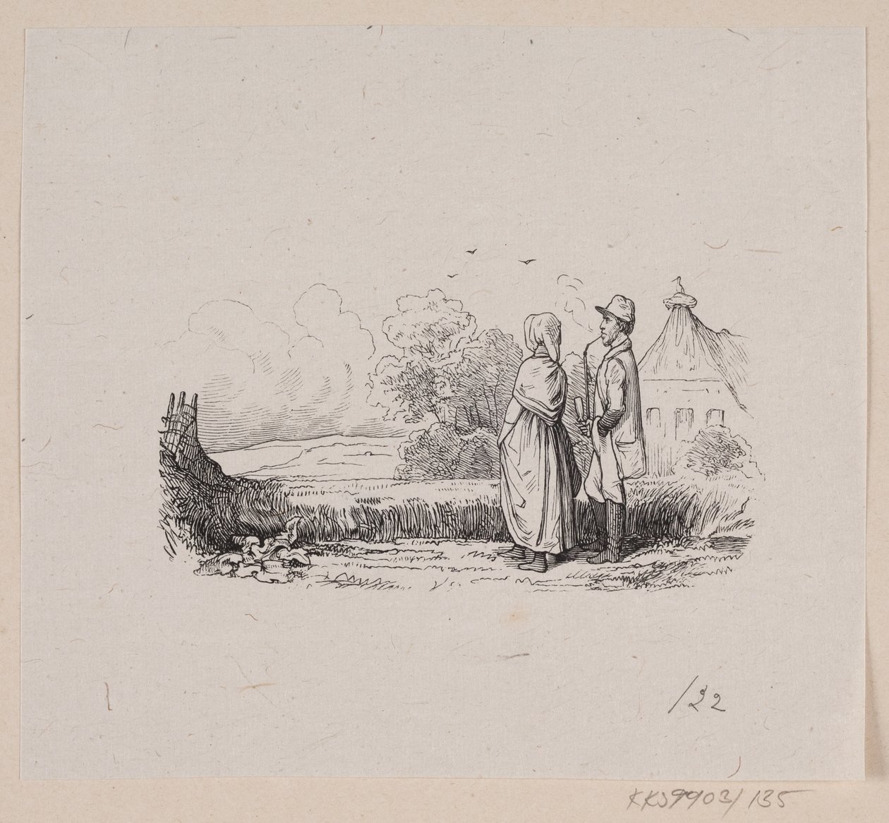 Ilustracja do „Høren” w H.C. Andersen, „Baśnie i historie”, tom 2 autorstwa H.P. Hansen