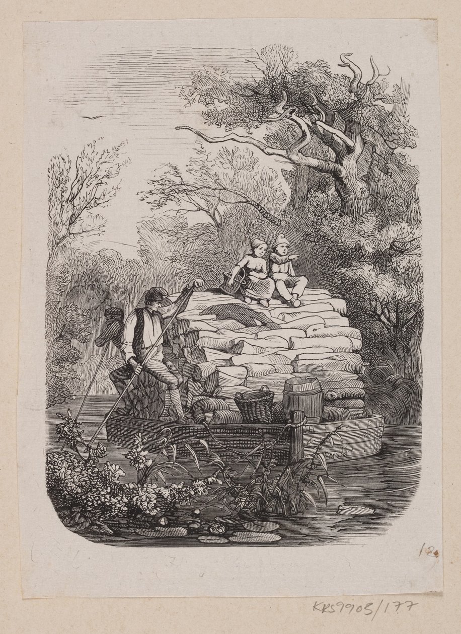 Ilustracja do "Ib i mała Christine" w H.C. Andersen, „Baśnie i historie”, tom 2 autorstwa H.P. Hansen