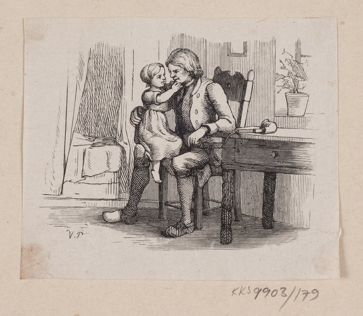 Ilustracja do "Ib i mała Christine" w H.C. Andersen, „Baśnie i historie”, tom 2 autorstwa H.P. Hansen
