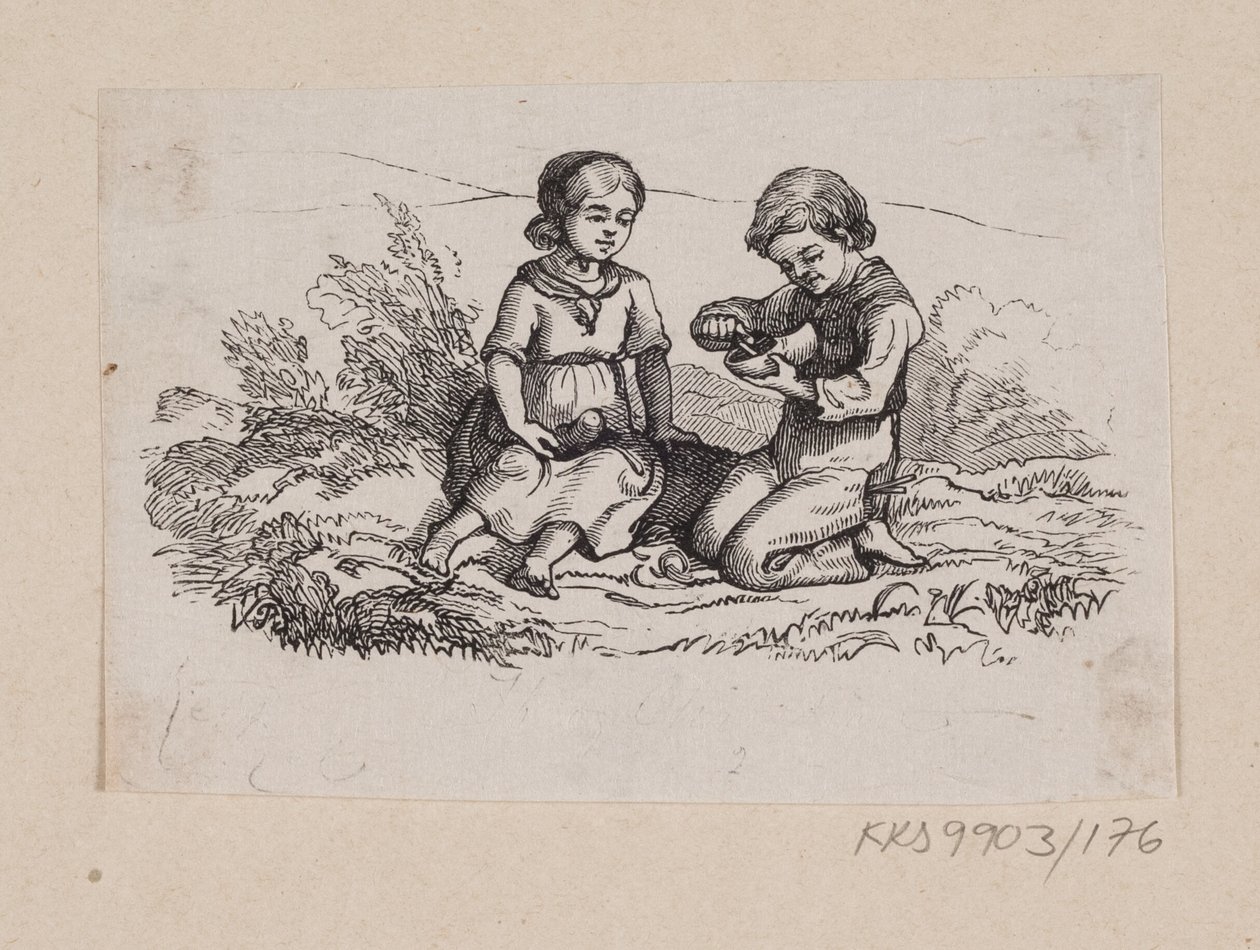 Ilustracja do "Ib i mała Christine" w H.C. Andersen, „Baśnie i historie”, tom 2 autorstwa H.P. Hansen