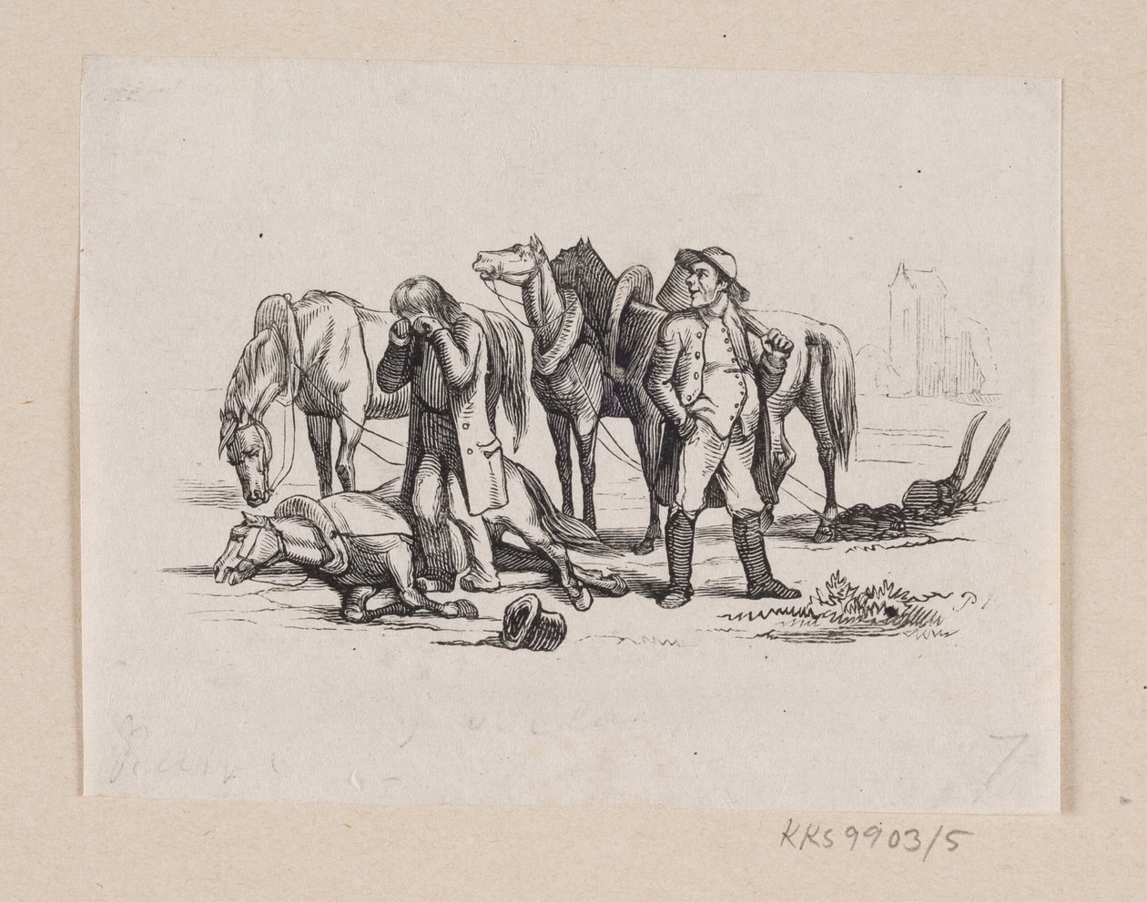 Ilustracja do "Mikołajka i Mikołaja" w H.C. Andersen, „Baśnie i historie”, tom 1 autorstwa H.P. Hansen