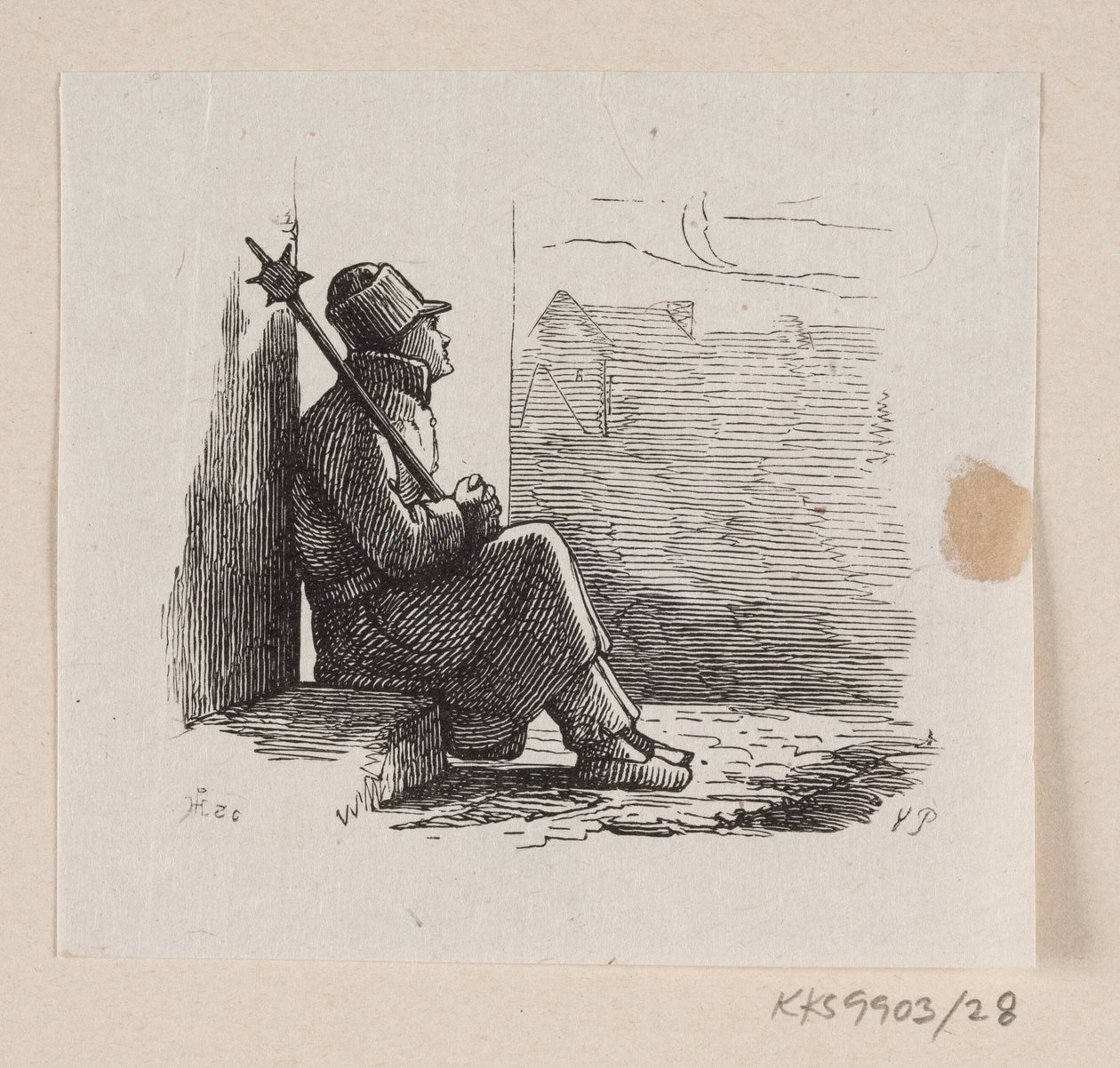 Ilustracja do „Lykkens Kalosker” w H.C. Andersen, „Baśnie i historie”, tom 1 autorstwa H.P. Hansen