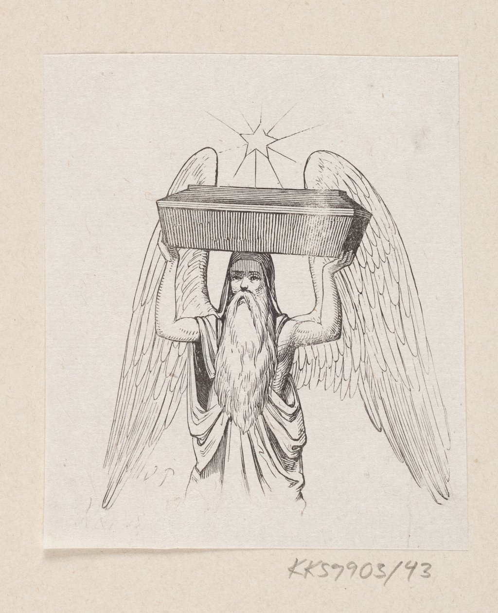 Ilustracja do „Rajskiego Ogrodu” w H.C. Andersen, „Baśnie i historie”, tom 1 autorstwa H.P. Hansen