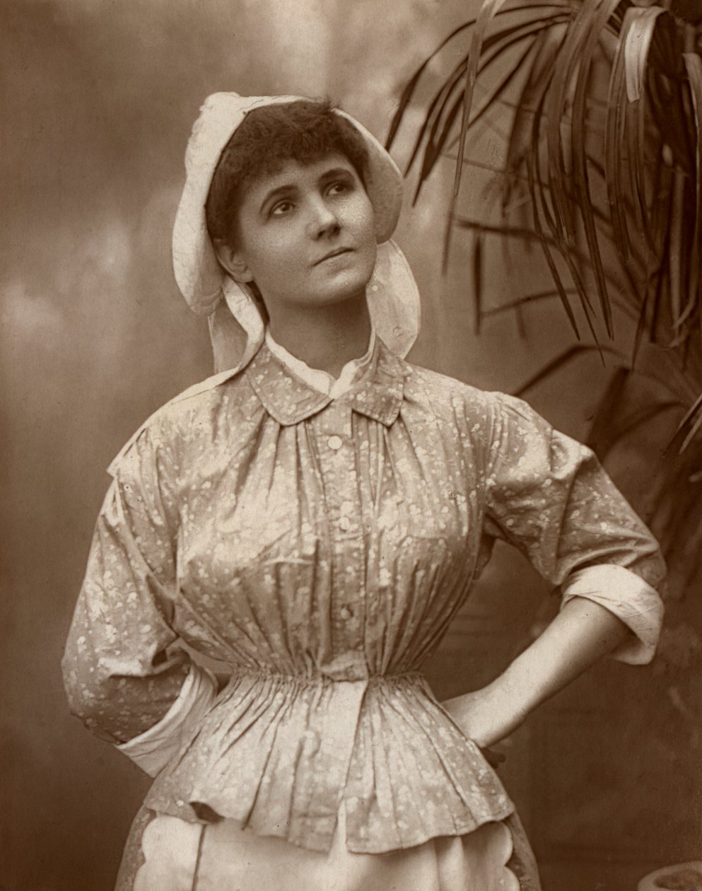 Agnes Hewitt, brytyjska aktorka, 1887 autorstwa HS Mandelssohn