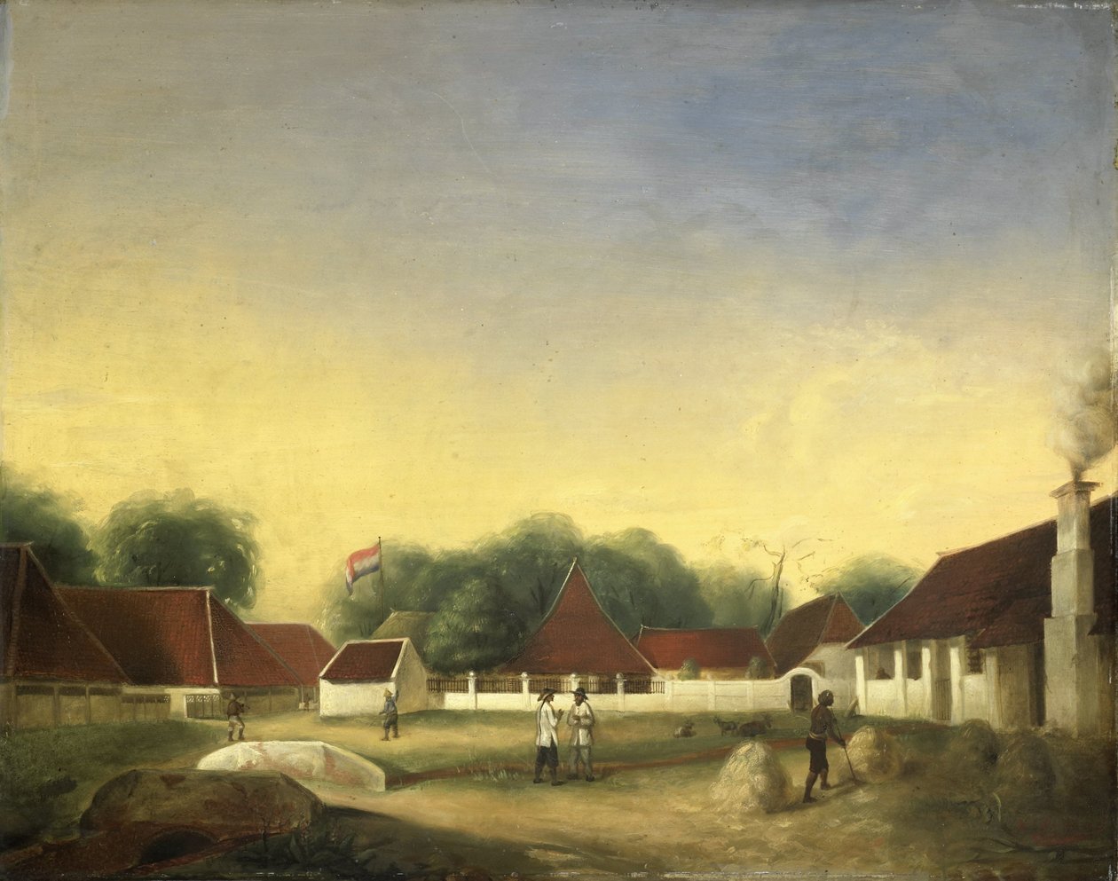 Cukrownia (?) na Javie autorstwa H.Th. Hesselaar
