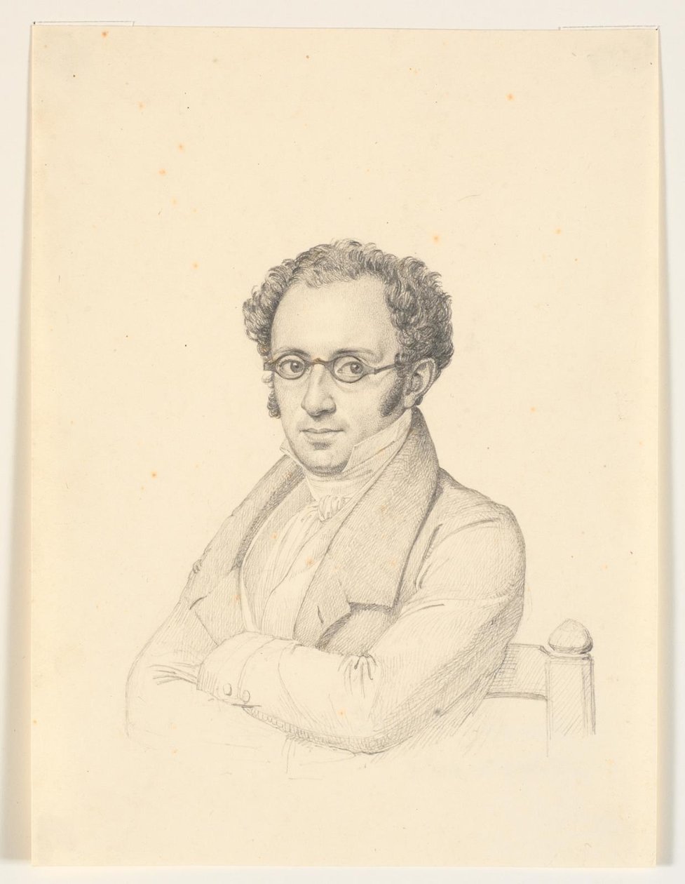 Portret notariusza, profesora, radnego Nicolai Christiana Levina Abrahamsa autorstwa H.W. Bissen