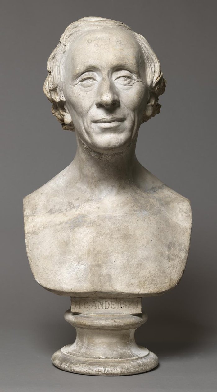 Duński pisarz Hans Christian Andersen autorstwa H.W. Bissen