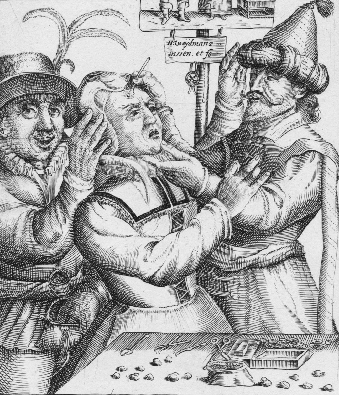 Spacery z Grootem Verblydenem, Hier Salmen twyf van Lije Snyden, XVII w. autorstwa HW Weydman