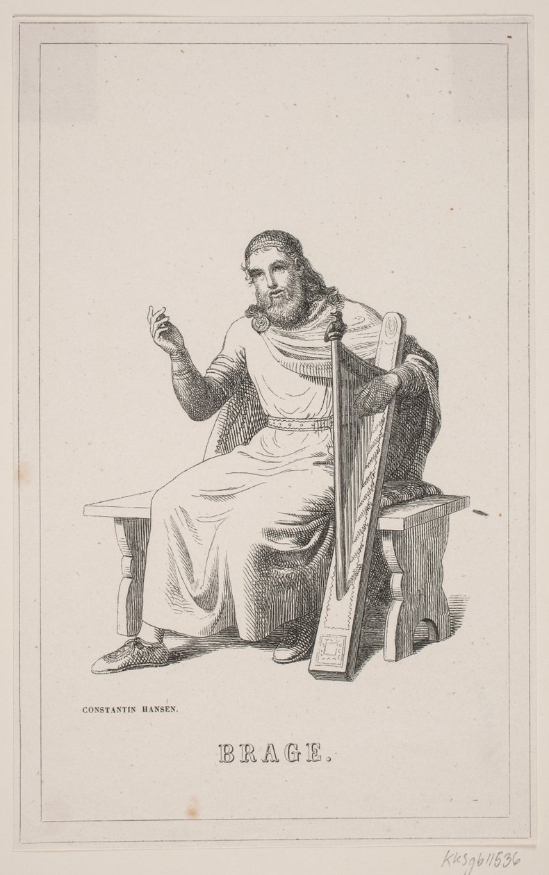 Podmuch. Ilustracja do Historii Danii Fabrycjusza 1, 128. autorstwa H. C. Henneberg
