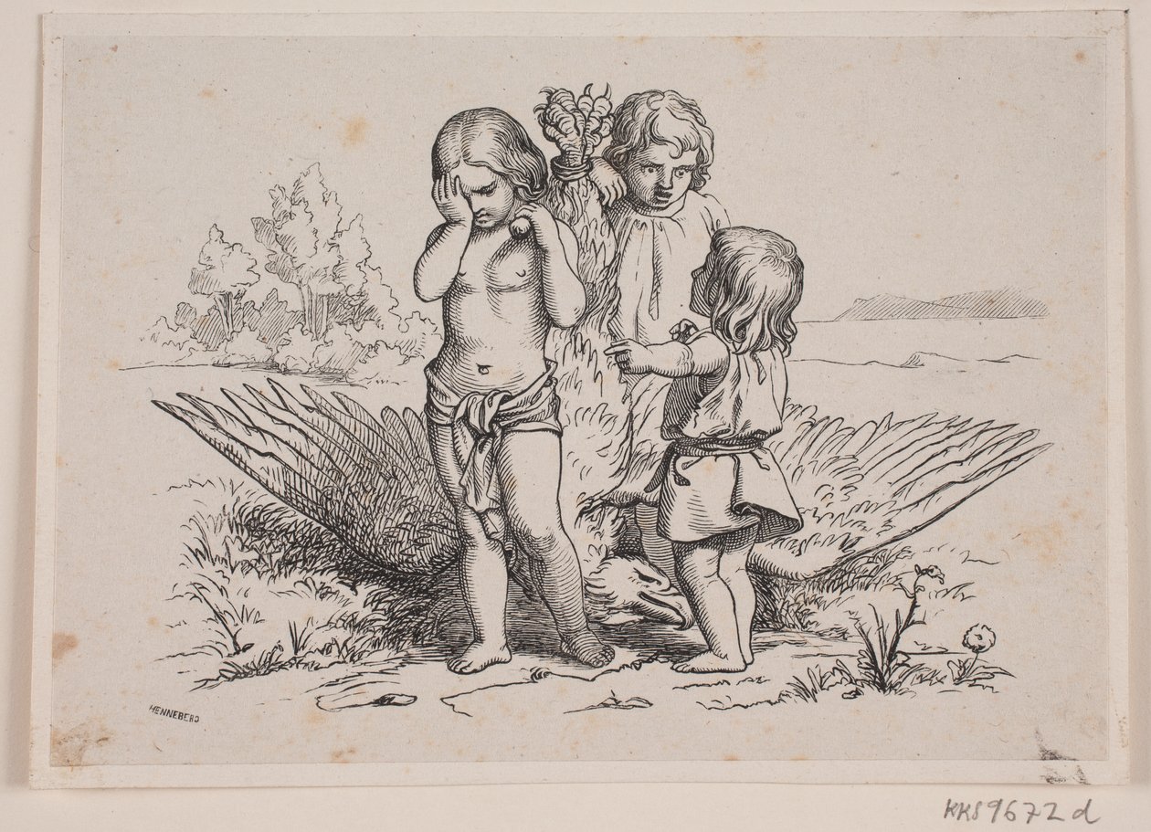 Ilustracja do „Niemiecki kalendarz młodzieżowy na rok 1847” autorstwa H. C. Henneberg