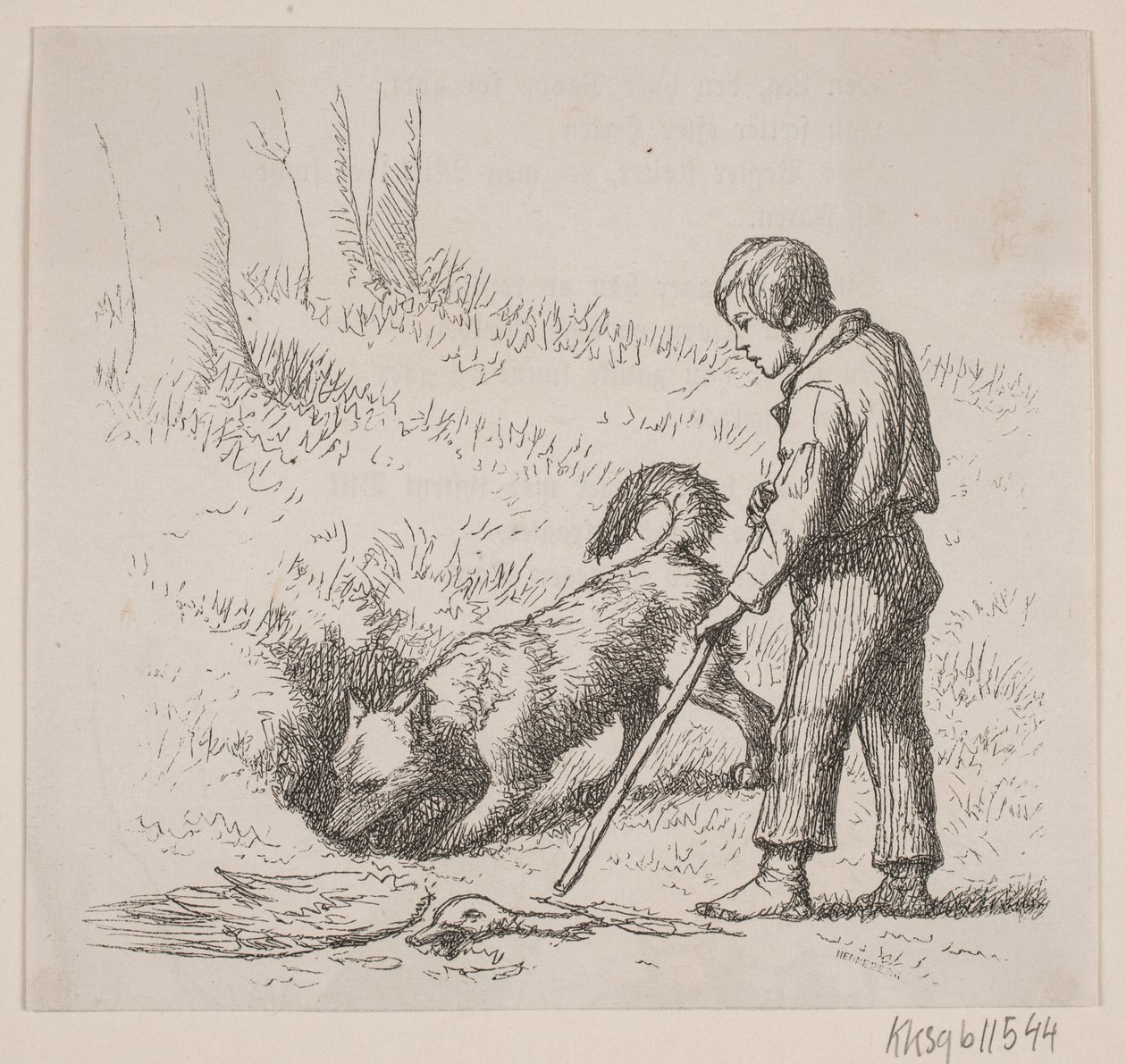 Ilustracja do: „Pan Mikkel” autorstwa H. C. Henneberg