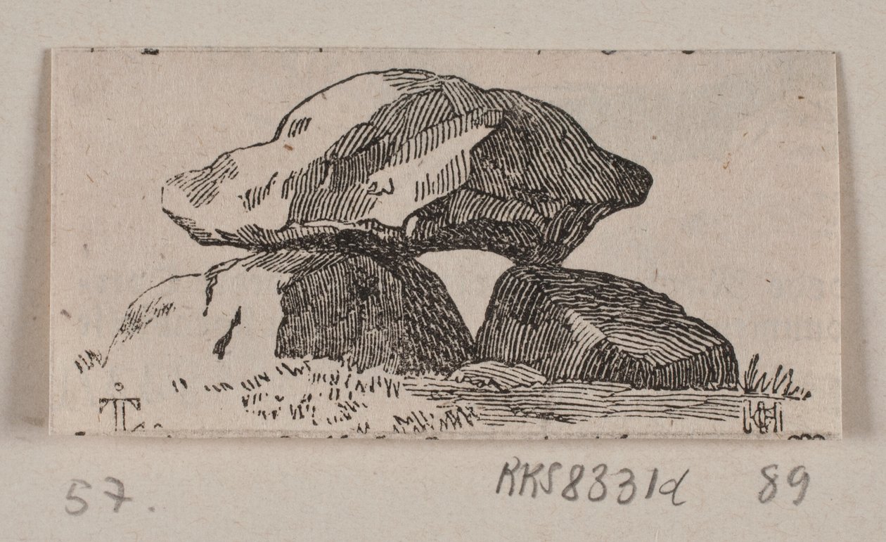 Ilustracja do „Kamiennych pomników” autorstwa H. C. Henneberg