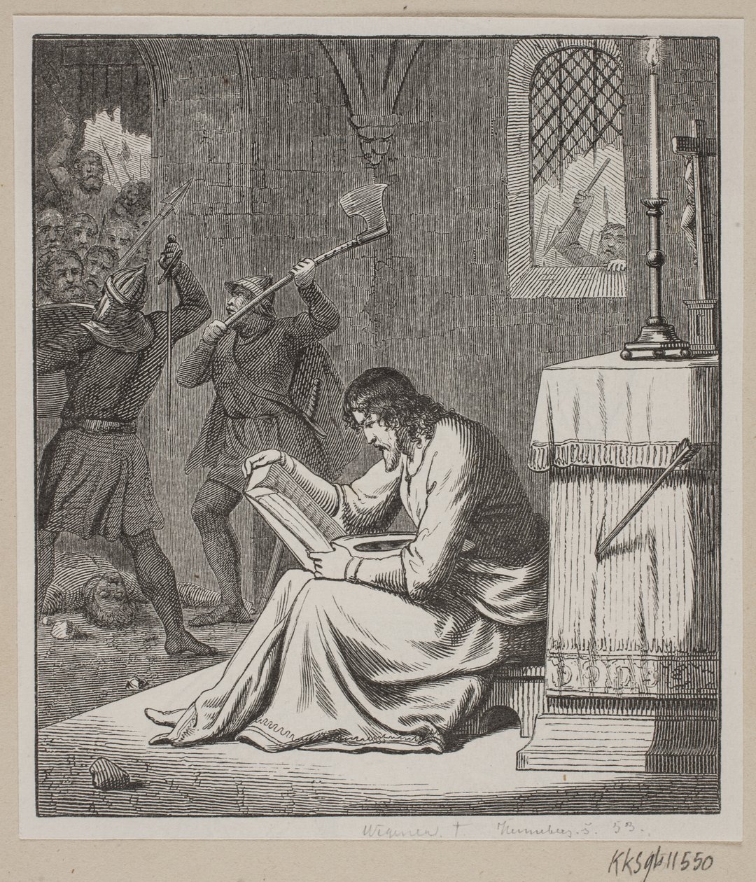 Ilustracja do historii Danii Fabrycjusza. autorstwa H. C. Henneberg