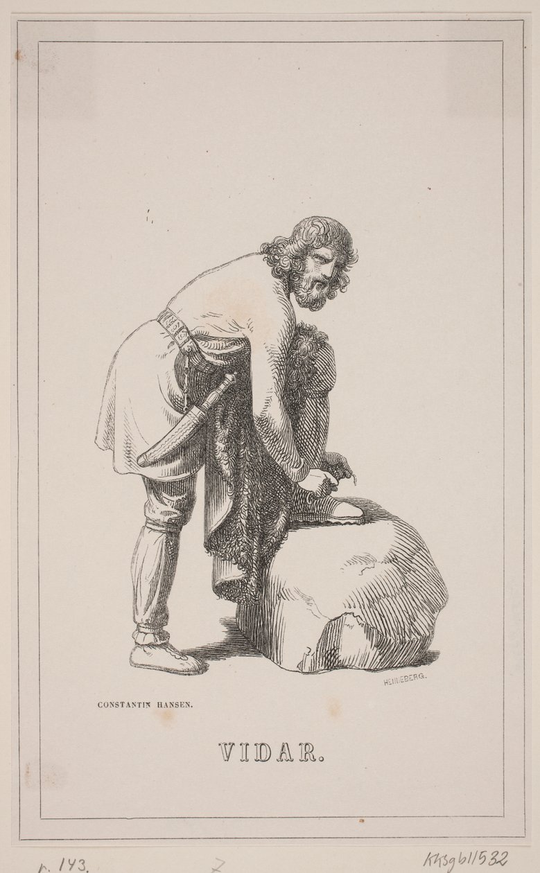 Dalej. Ilustracja do Historii Danii Fabrycjusza 1, 143. autorstwa H. C. Henneberg
