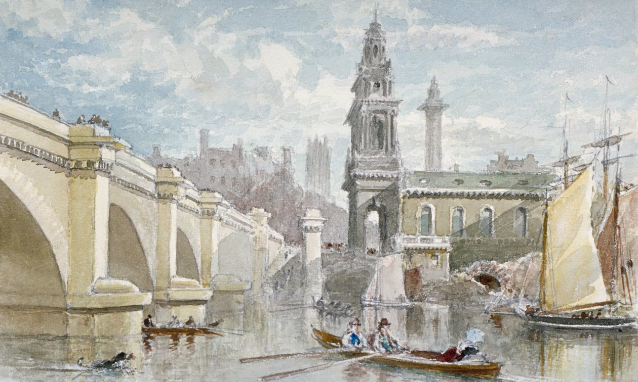 Most Londyński, 1840 autorstwa H Cundell