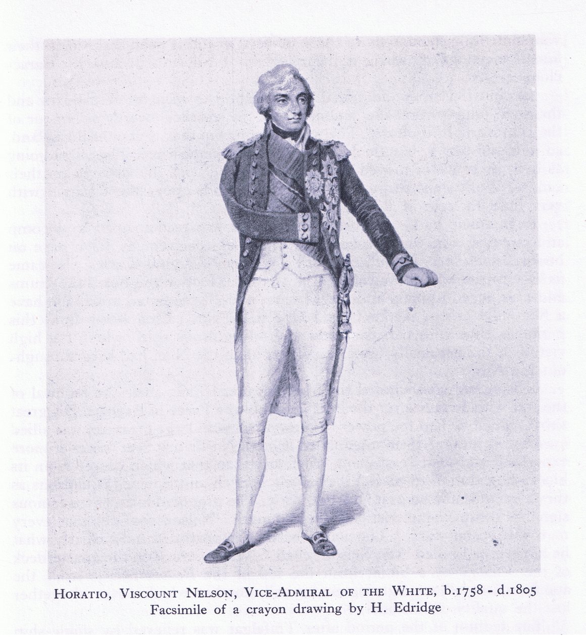 Horatio, wicehrabia Nelson, z British Adventure wydanego przez Collins autorstwa H. Eldridge
