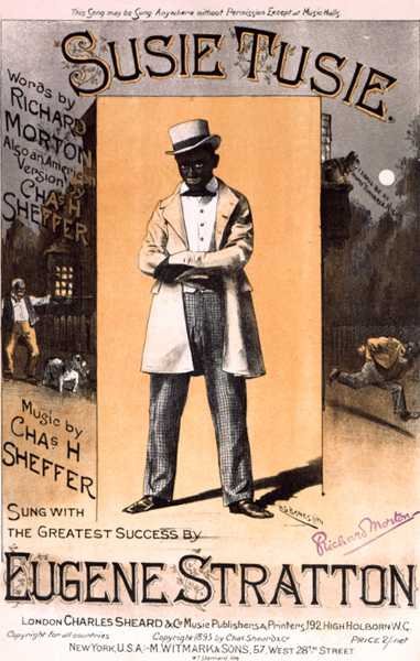 Okładka nuty do „Susie Tusie”, słowa Richard Morton, muzyka C. H. Sheffer (kolor litho) autorstwa H. G. Banks