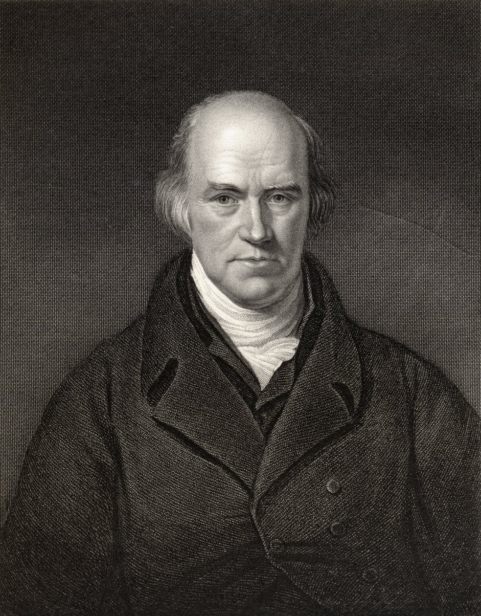 Davies Gilbert, prezes Royal Society, rycina J. Thompsona, z „Narodowej Galerii Portretów, tom II”, wydanej ok. 1835 r. autorstwa H. Howard