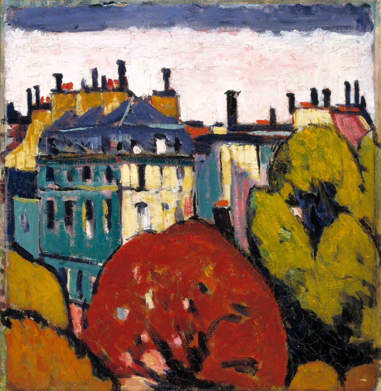 Krajobraz, Paryż, 1912-1914. autorstwa H Lyman Sayen