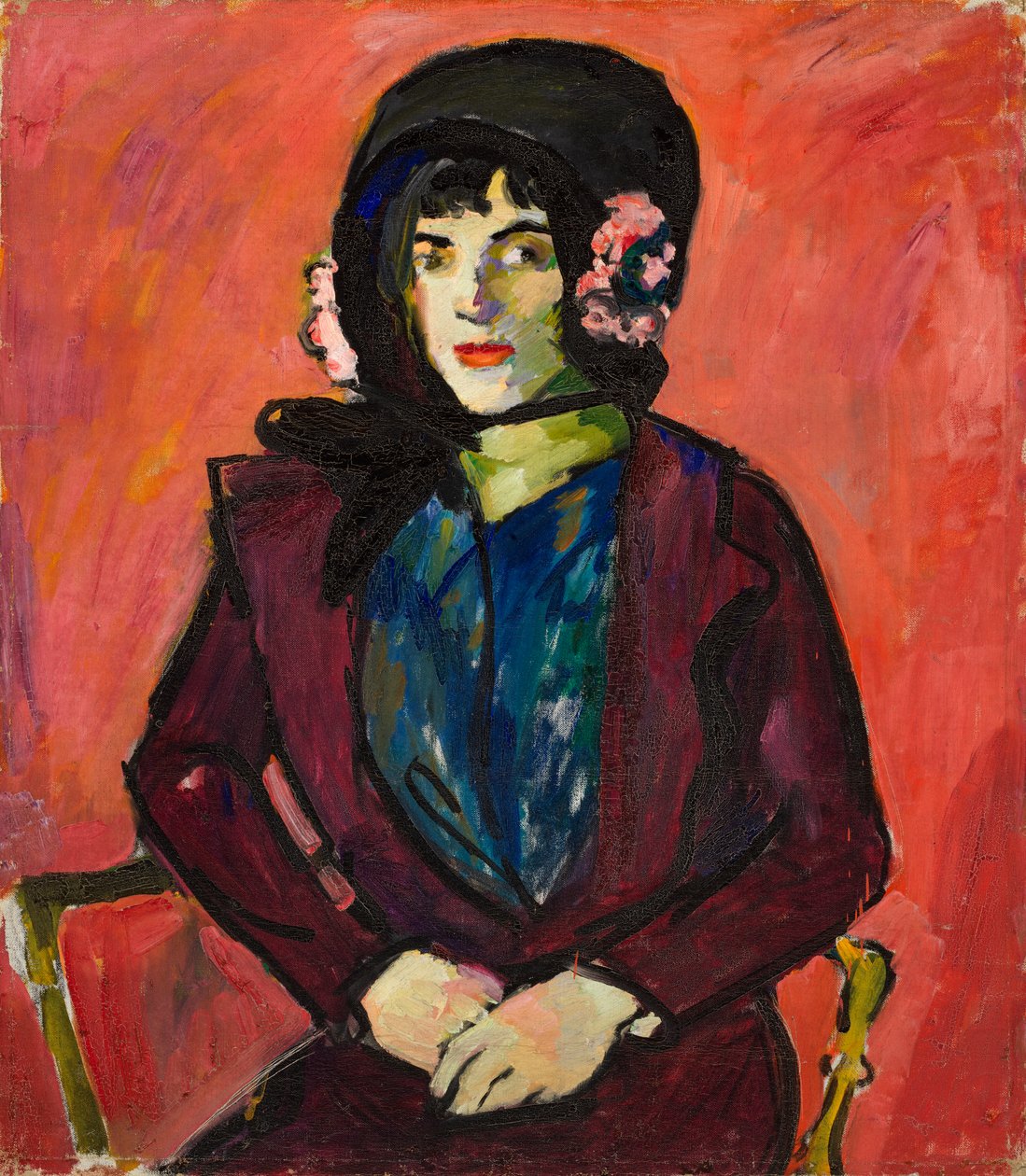 Portret dziewczyny autorstwa H. Lyman Sayen