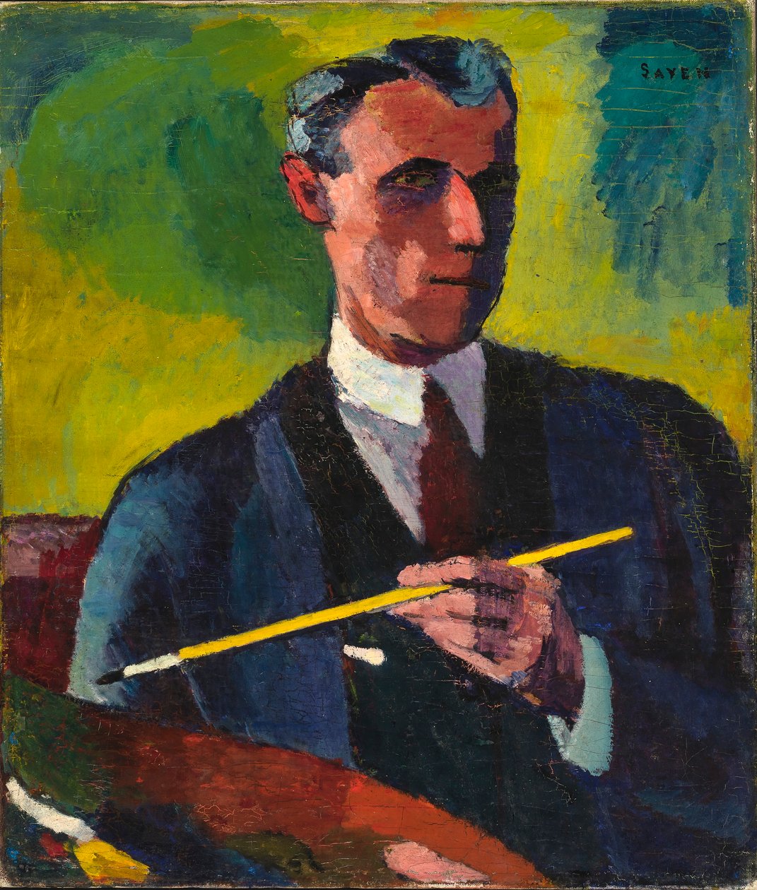 Autoportret autorstwa H. Lyman Sayen