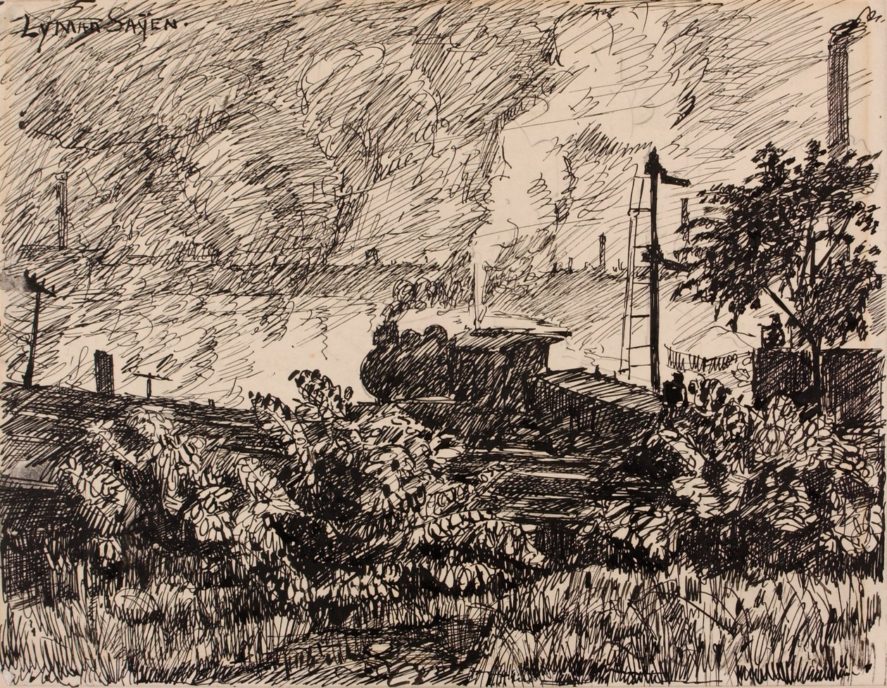 The Schuylkill, nr 6 autorstwa H. Lyman Sayen