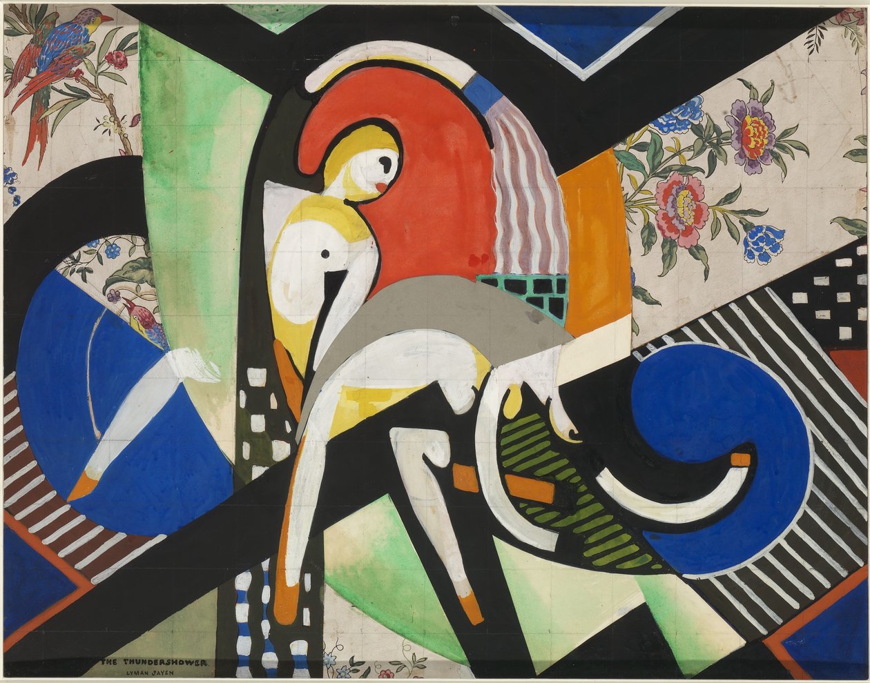 Thundershower (studium do obrazu) autorstwa H. Lyman Sayen