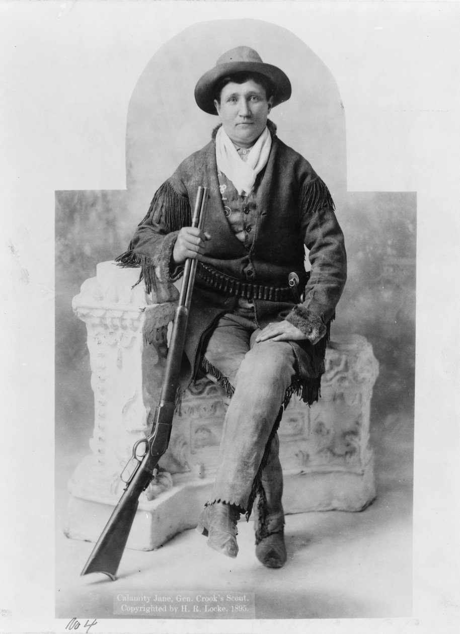 Calamity Jane jako zwiadowca generała Crook autorstwa H. R. Locke