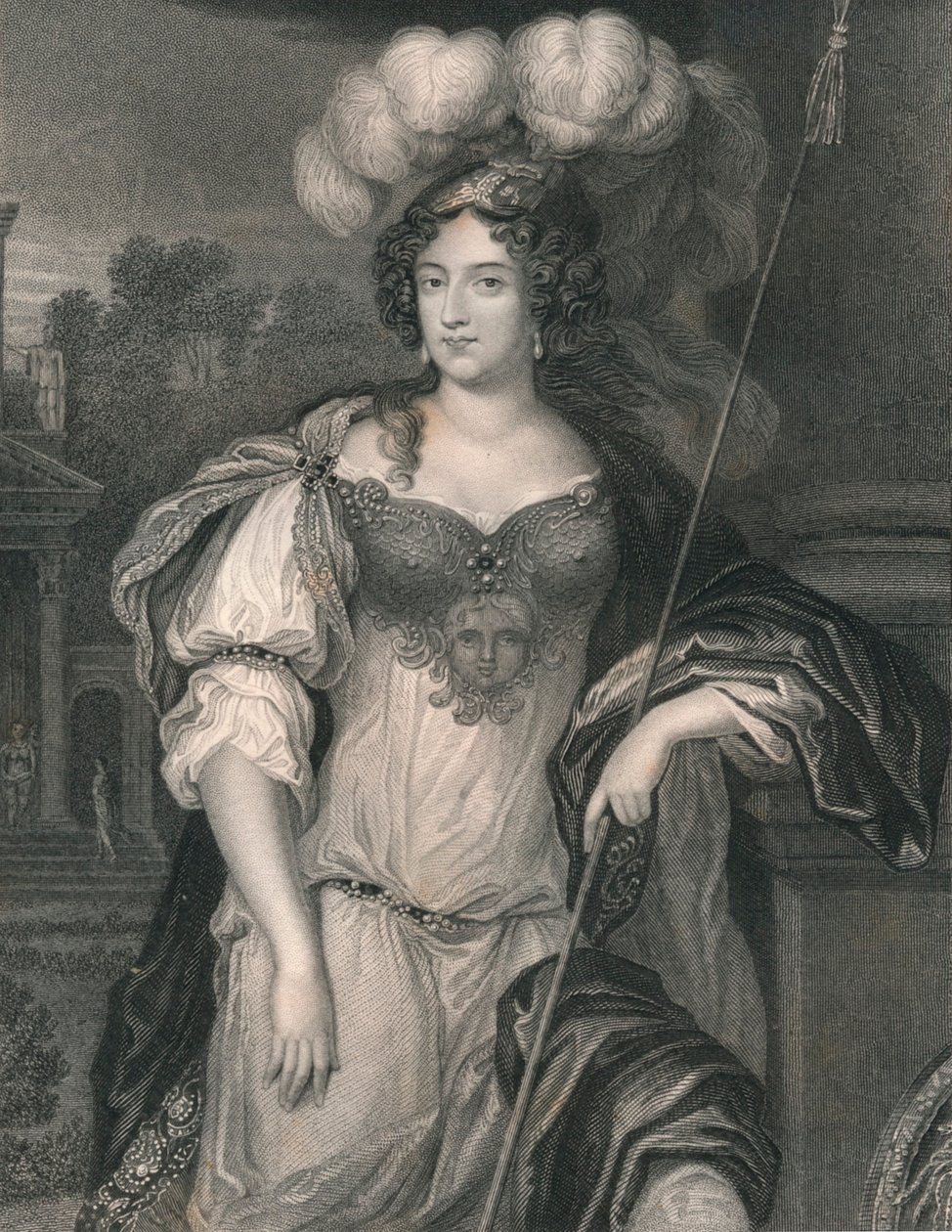 Frances Theresa Stewart, księżna Richmond, połowa XIX wieku. autorstwa H. Robinson